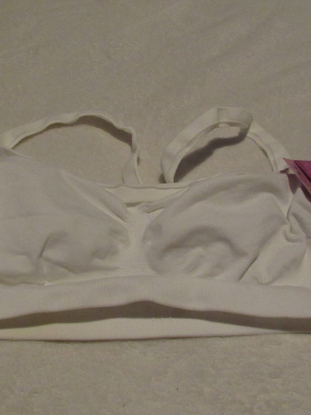 Barely There The Bandini White Bra  Size Large NWT
